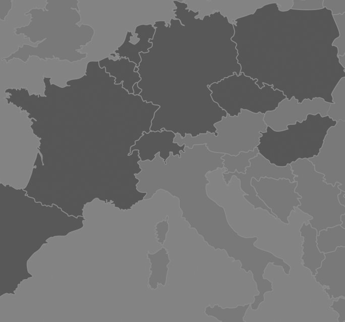 BELL als Unternehmen heute, abgebildet auf einer Karte